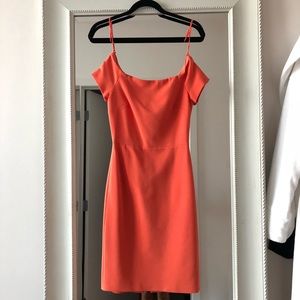 Alice + Olivia "Aleah" mini dress in ponte.